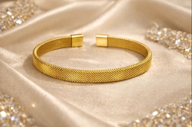 Gold-Plated Hand Cuff