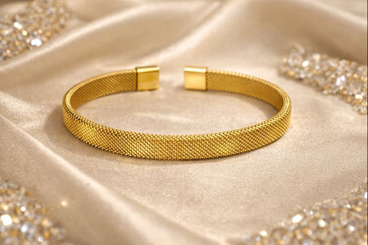 Gold-Plated Hand Cuff